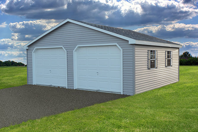 double wide garage