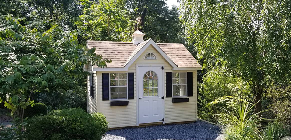 custom built amish shed