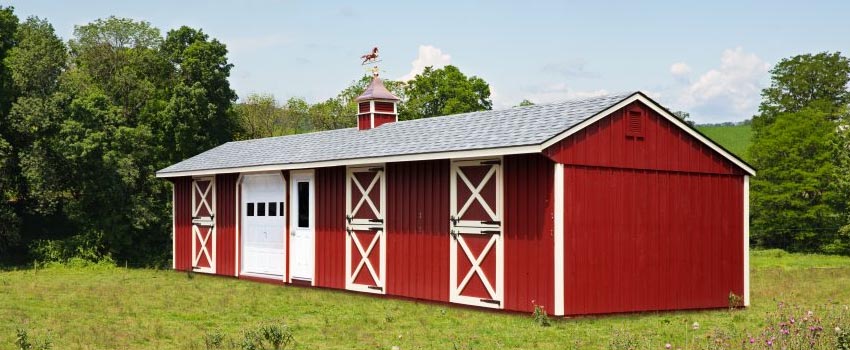 prefab horse barn